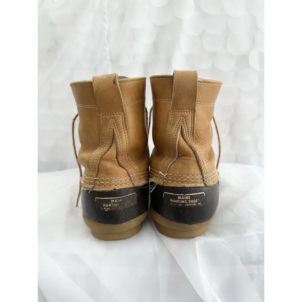 Vintage L.L. Bean Free Port Maine The Maine Hunting Shoe Mens Size 11 USA MADE